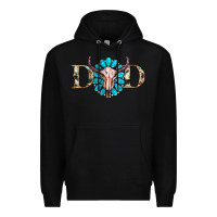 Black western dad with gemstone and skull Premium Hoodie - RanaPortraitStore