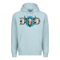 Blue Mist western dad with gemstone and skull Premium Hoodie - RanaPortraitStore