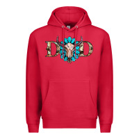 Cardinal western dad with gemstone and skull Premium Hoodie - RanaPortraitStore