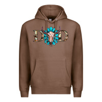 Chestnut western dad with gemstone and skull Premium Hoodie - RanaPortraitStore