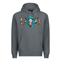 Rock western dad with gemstone and skull Premium Hoodie - RanaPortraitStore
