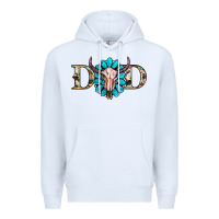 White western dad with gemstone and skull Premium Hoodie - RanaPortraitStore