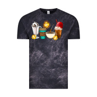 Cloud Black Softball coffee cups Vintage Tee - Artiststas