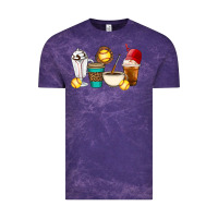 Cloud Purple Softball coffee cups Vintage Tee - Artiststas