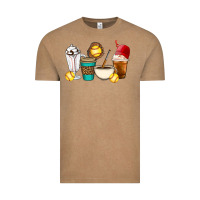Vintage Coffee Softball coffee cups Vintage Tee - Artiststas