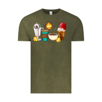 Vintage Olive Softball coffee cups Vintage Tee - Artiststas
