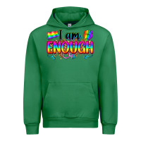 Emerald i am enough Urban Hoodie - Zillion Design Studio