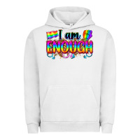 Pigment Lunar Rock i am enough Urban Hoodie - Zillion Design Studio