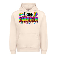 Sandshell i am enough Urban Hoodie - Zillion Design Studio