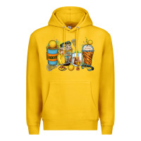 Lemon lacrosse coffee cups Premium Hoodie - Zillion Design Studio