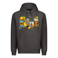 Smoke lacrosse coffee cups Premium Hoodie - Zillion Design Studio