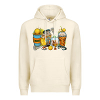 Tofu lacrosse coffee cups Premium Hoodie - Zillion Design Studio