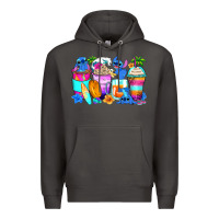 Smoke stitch summer coffee cups Premium Hoodie - Zillion Design Studio
