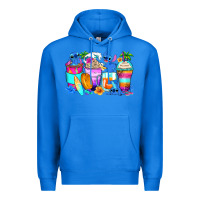True Royal stitch summer coffee cups Premium Hoodie - Zillion Design Studio