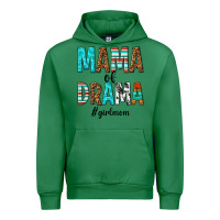 Emerald mama of drama girl mom Urban Hoodie - texasbilliewilder