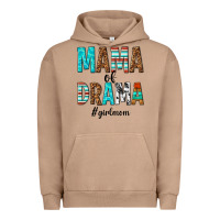 Pigment Burro mama of drama girl mom Urban Hoodie - texasbilliewilder