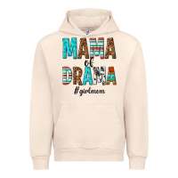Sandshell mama of drama girl mom Urban Hoodie - texasbilliewilder
