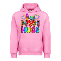 Fuchsia Pink free mom hugs Urban Hoodie - Zillion Design Studio