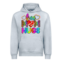 Heather Grey free mom hugs Urban Hoodie - Zillion Design Studio