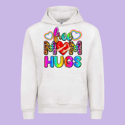 Free Mom Hugs Urban Hoodie Designed By Zillion Design Studio