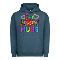 Pigment Midnight Navy free mom hugs Urban Hoodie - Zillion Design Studio