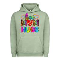 Pigment Oil Green free mom hugs Urban Hoodie - Zillion Design Studio