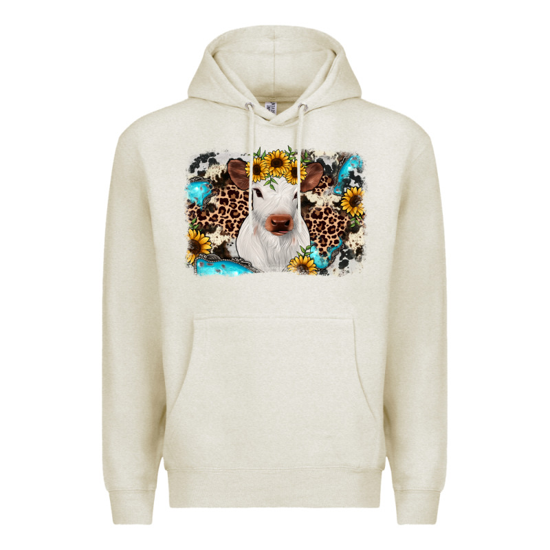Cowhide Leopard Calf Premium Hoodie by RanaPortraitStore | Teevron