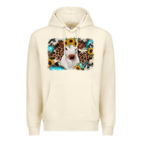 Sandshell cowhide leopard calf Premium Hoodie - RanaPortraitStore