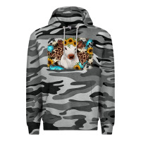 Slate Camo cowhide leopard calf Premium Hoodie - RanaPortraitStore