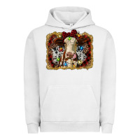 Pigment Lunar Rock heifer cow christmas western background Urban Hoodie - RanaPortraitStore