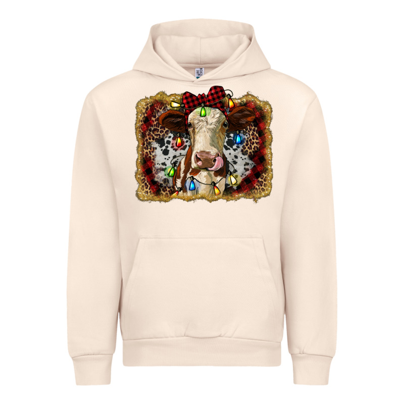 Heifer Cow Christmas Western Background Urban Hoodie by RanaPortraitStore | Teevron