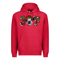 Cardinal christmas joy with heifer cow Premium Hoodie - RanaPortraitStore