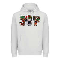 Dove Grey christmas joy with heifer cow Premium Hoodie - RanaPortraitStore