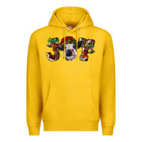 Lemon christmas joy with heifer cow Premium Hoodie - RanaPortraitStore