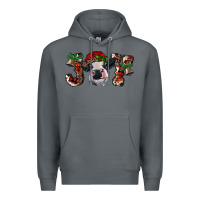 Rock christmas joy with heifer cow Premium Hoodie - RanaPortraitStore