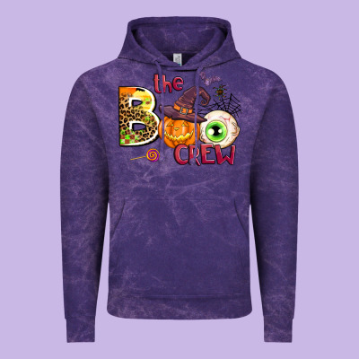 The Boo Crew Vintage Hoodie Designed By Adodesignshop