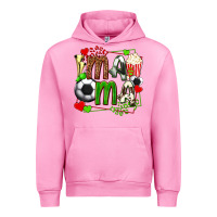 Fuchsia Pink mama soccer with popcorn Urban Hoodie - texasbilliewilder