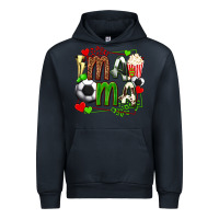 Navy mama soccer with popcorn Urban Hoodie - texasbilliewilder