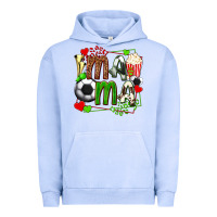 Pigment Grape Ice mama soccer with popcorn Urban Hoodie - texasbilliewilder