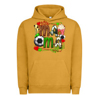 Pigment Peanut Butter mama soccer with popcorn Urban Hoodie - texasbilliewilder