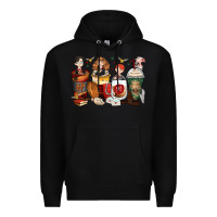 Black harry coffee cups Premium Hoodie - Zillion Design Studio
