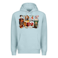 Blue Mist harry coffee cups Premium Hoodie - Zillion Design Studio