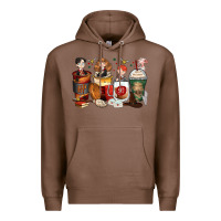 Chestnut harry coffee cups Premium Hoodie - Zillion Design Studio