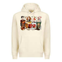 Sandshell harry coffee cups Premium Hoodie - Zillion Design Studio