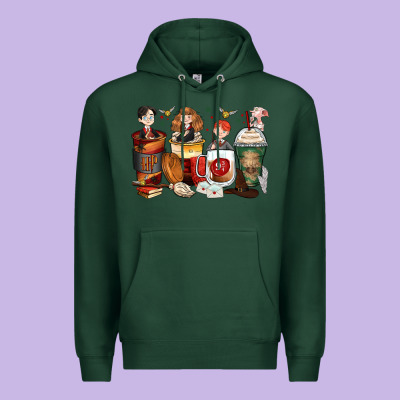 Harry Coffee Cups Premium Hoodie Designed By Zillion Design Studio