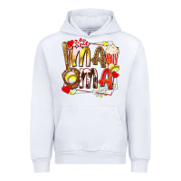 White mama softball baseball with popcorn Urban Hoodie - texasbilliewilder