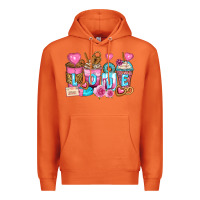 Carrot valentine's day coffee cups Premium Hoodie - Zillion Design Studio