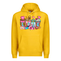 Lemon valentine's day coffee cups Premium Hoodie - Zillion Design Studio
