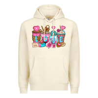 Sandshell valentine's day coffee cups Premium Hoodie - Zillion Design Studio