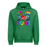 Emerald free dad hugs Urban Hoodie - Zillion Design Studio